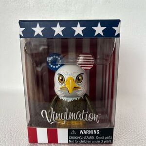 Disney Parks 3" Vinylmation 2013 Independence Day American Bald Eagle figure.